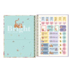 Caderno Colegial Médio Capa Dura 80 Folhas Pooh - Estampas Sortidas