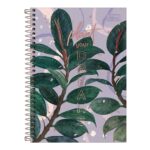 Caderno 1/4 Pequeno Espiral Capa Dura 80 Folhas Naturalis - Estampas Diversas