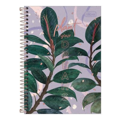 Caderno 1/4 Pequeno Espiral Capa Dura 80 Folhas Naturalis - Estampas Diversas
