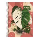 Caderno 1/4 Pequeno Espiral Capa Dura 80 Folhas Naturalis - Estampas Diversas