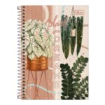 Caderno 1/4 Pequeno Espiral Capa Dura 80 Folhas Naturalis - Estampas Diversas