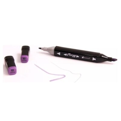 Marcador Permanente 2 Pontas - Lavender