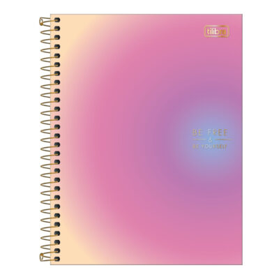 Caderno Colegial Médio Capa Dura 80 Folhas Great Color - Cores Diversas