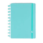 Caderno Inteligente Colegial Médio Espiral Com 80 Folhas - All Aquamarine