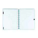 Caderno Inteligente Colegial Médio Espiral Com 80 Folhas - All Aquamarine