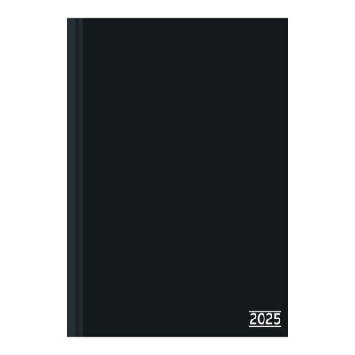 Agenda Costurada Percalux 2025 - Preta