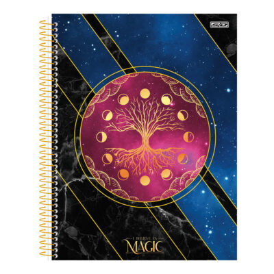 Planner Espiral Permanente I Believe In Magic – Estampas Sortidas