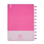 Caderno Inteligente Colegial Médio Espiral Com 80 Folhas - Barbie Pink