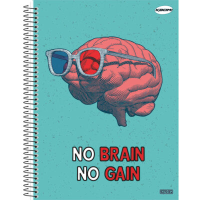 Caderno 1/4 Pequeno Espiral Capa Dura 96 Folhas Kbom – Estampas Sortidas