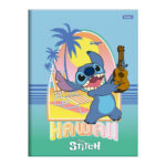 Caderno Universitário Grande Brochura Costurado Sem Mola Capa Dura 80 Folhas Stitch - Estampas Diver