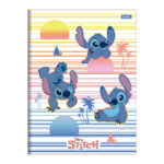 Caderno Universitário Grande Brochura Costurado Sem Mola Capa Dura 80 Folhas Stitch - Estampas Diver