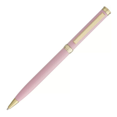 Caneta Esferográfica Crown Liverpool Gold - Rosa /dourada
