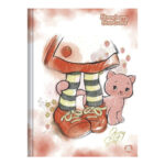 Caderno Colegial Médio Costurado 160 Folhas Moranguinho - Estampas Sortidas