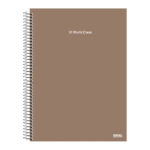 Caderno Universitário Grande Espiral 160 Folhas 10 Matérias World Class - Cores Sortidas