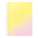 Caderno Universitário Grande Espiral 160 Folhas 10 Matérias Clean - Estampas Sortidas