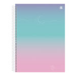 Caderno Universitário Grande Espiral 160 Folhas 10 Matérias Clean - Estampas Sortidas