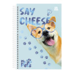 Caderneta Espiral Capa Dura 1/8 80 Folhas My Pets - Estampas Sortidas