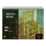 Caderno Espiral Sketchbook The National Gallery Sem Pauta Capa Dura - Estampas Sortidas