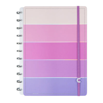 Caderno Inteligente Colegial Médio Espiral Com 80 Folhas - Unique By Cacau