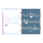 Fichário Caderno Argolado Colegial Com 4 Argolas - Stitch