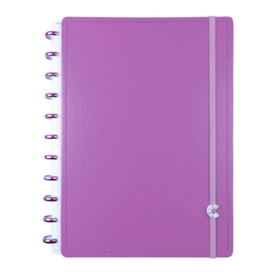Caderno Inteligente 1/4 A5 Pequeno Espiral Com 80 Folhas - Intense Violet