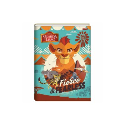 Caderno 1/4 Pequeno Brochura Costurado Sem Mola 96 Folhas - A Guarda Do Leão - Estampas Sortidas