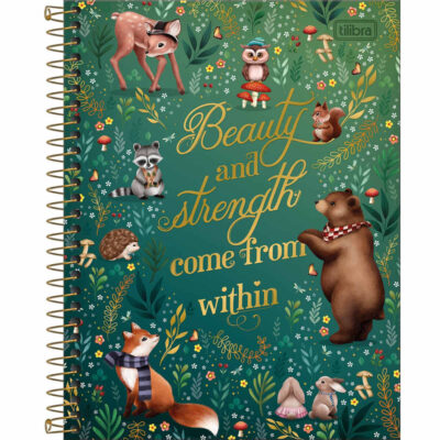 Caderno Espiral Capa Dura Colegial 80 Loveland - Estampas Diversas