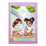 Caderno 1/4 Pequeno Brochura Costurado Sem Mola 48 Folhas Jolie - Estampas Sortidas