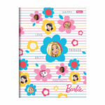 Caderno Brochura Costurado Sem Mola Universitário Capa Dura 48 Folhas Barbie - Estampas Diversas