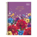 Caderno Espiral Universitário 80 Folhas Le Vanille - Estampas Diversas