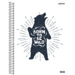 Caderno 1/4 Pequeno Espiral Capa Dura 96 Folhas Kbom - Estampas Sortidas