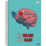 Caderno 1/4 Pequeno Espiral Capa Dura 96 Folhas Kbom - Estampas Sortidas