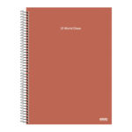 Caderno Universitário Grande Espiral 160 Folhas 10 Matérias World Class - Cores Sortidas
