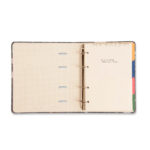 Fichário Caderno Argolado Criativo Office Pautado & Pontado A5 - Pólen Aromas Off White