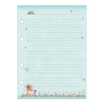 Bloco Refil Tiliflex Fichário Caderno Argolado Colegial 4 Furos 80 Folhas - Pooh