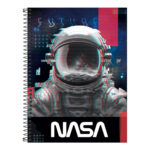 Caderno Espiral Universitário 160 Folhas 10 Matérias Connect Nasa - Estampas Sortidas