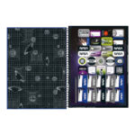 Caderno Espiral Universitário 160 Folhas 10 Matérias Connect Nasa - Estampas Sortidas
