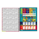 Caderno Espiral Universitário 80 Folhas Connect Raptor - Estampas Sortidas