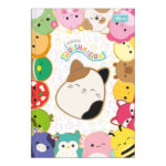 Caderno Brochura Costurado Sem Mola Capa Dura 1/4 80 Folhas Squishmallows - Estampas Sortidas