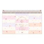 Agenda Espiral Soho Bolso 2026 - Estampas Sortidas