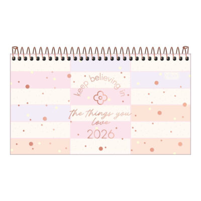 Agenda Espiral Soho Bolso 2026 - Estampas Sortidas