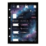 Bloco Refil Tiliflex Fich rio Caderno Argolado Colegial 4 Furos 80 Folhas - Magic