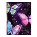 Caderno Espiral Universitário 80 Folhas Connect Daisy - Estampas Sortidas