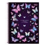 Caderno Espiral Universitário 80 Folhas Connect Daisy - Estampas Sortidas