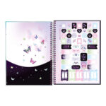 Caderno Espiral Universitário 80 Folhas Connect Daisy - Estampas Sortidas