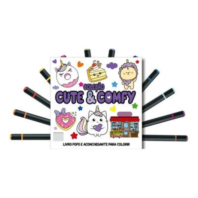 Cute E Comfy Coloring Book 3 - Bold Easy