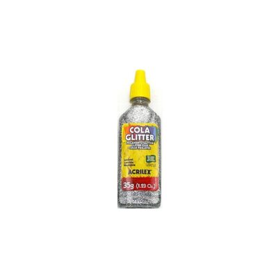 Cola Glitter 35 Gramas - Prata