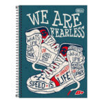 Caderno Espiral Universitário 200 Folhas D+ - Estampas Sortidas