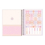 Caderno Espiral Colegial Médio Capa Dura Com 80 Folhas Soho - Estampas Sortidas