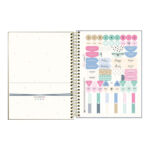 Caderno Colegial Médio Capa Dura 80 Folhas West Village Metalizado - Estampas Sortidas